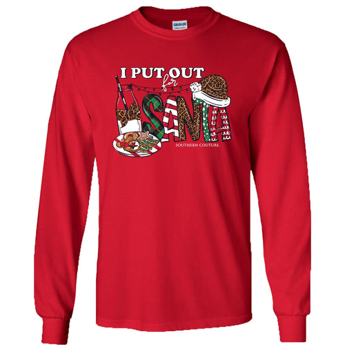 Put Out For Santa Tee in a 2XL