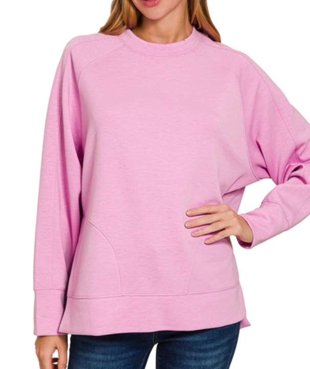 The Scuba Pullover with Side Slits