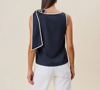 S26 Bow Shoulder Top