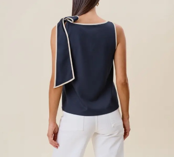 S26 Bow Shoulder Top
