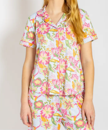 S26 Button Up Sleep Shirt