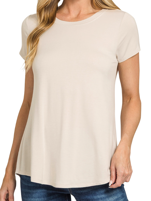 S26 Basic Round Nk Tee