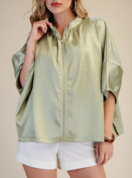 S26 Front Zipper Top