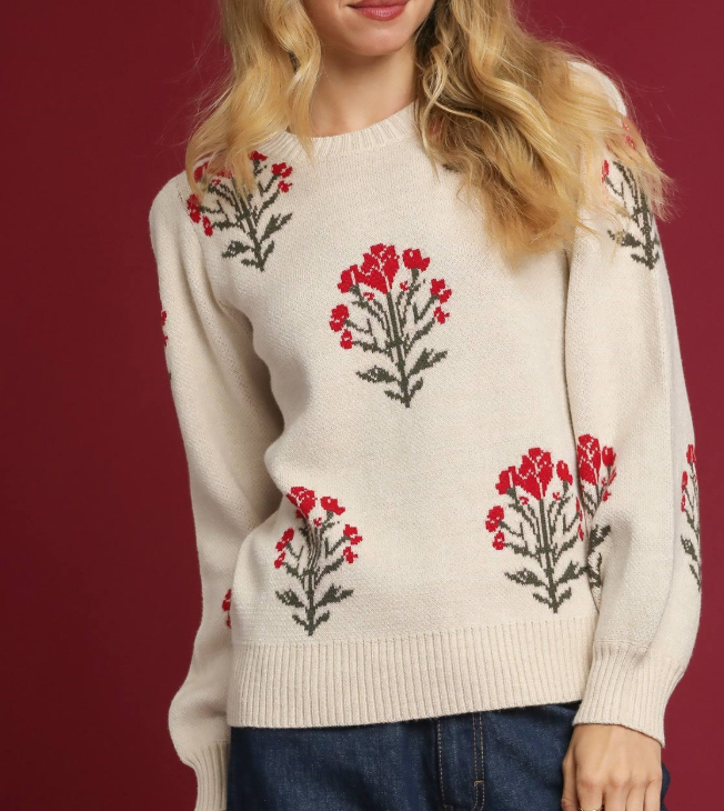 The Floral Stem Sweater