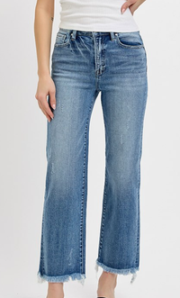 S26 Straight Frayed Jean