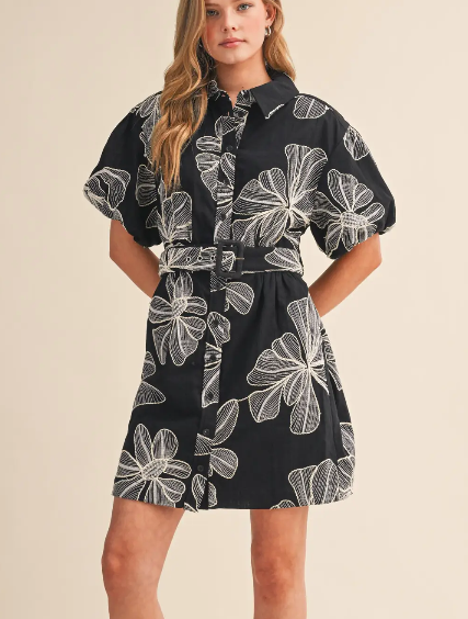 S26 The Black Sand Floral Dress