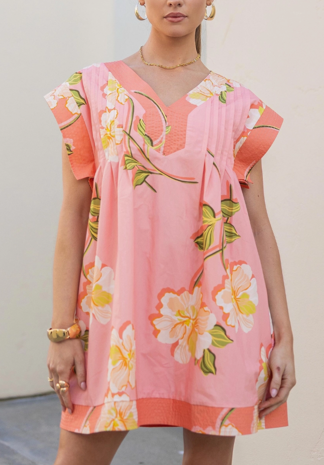 S26 Tropical Hibiscus Dress