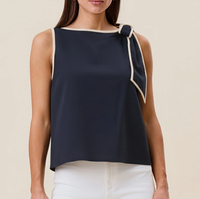 S26 Bow Shoulder Top