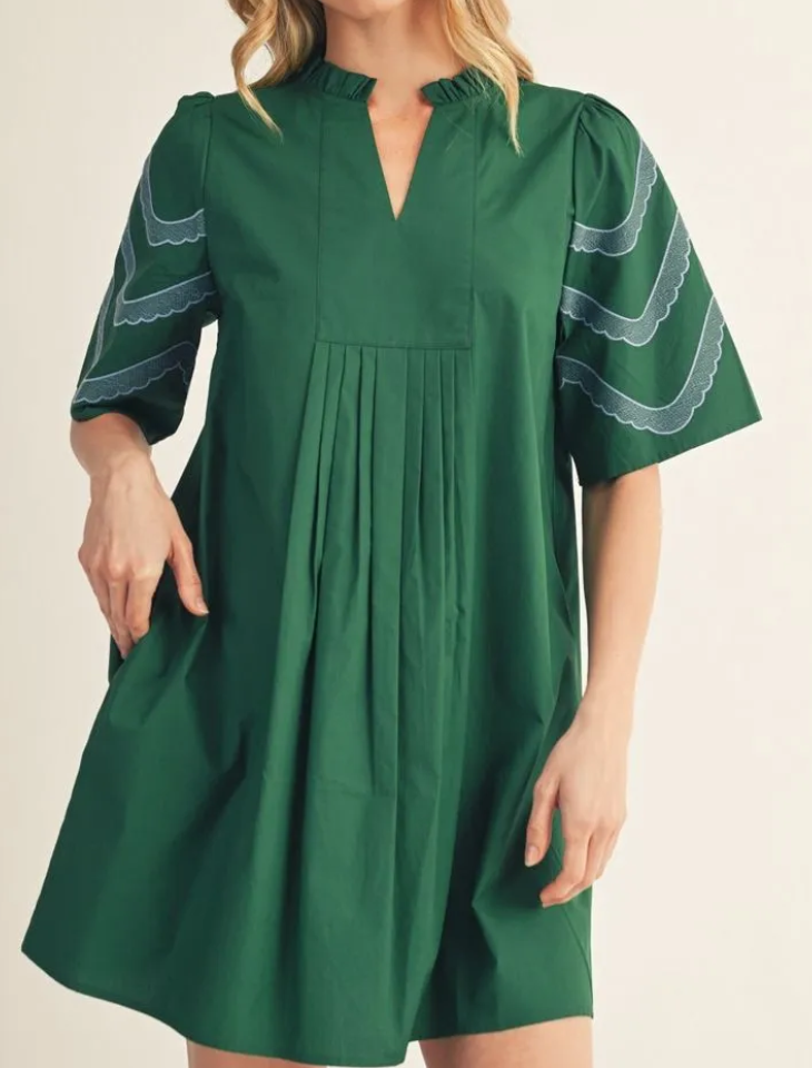 F26 Front Pleated Dress