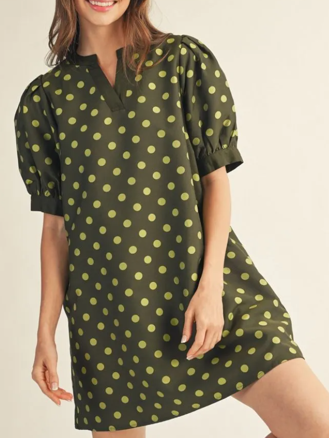 F26 Adorable Dot Dress