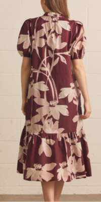 F26 Fall Floral Dress