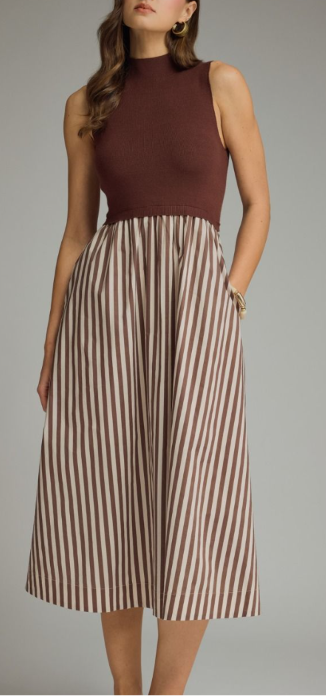F26 Striped Skirt Dress