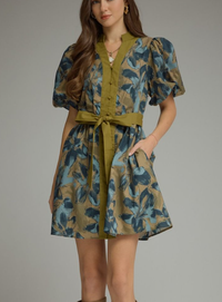 F26  Fancy Floral Dress