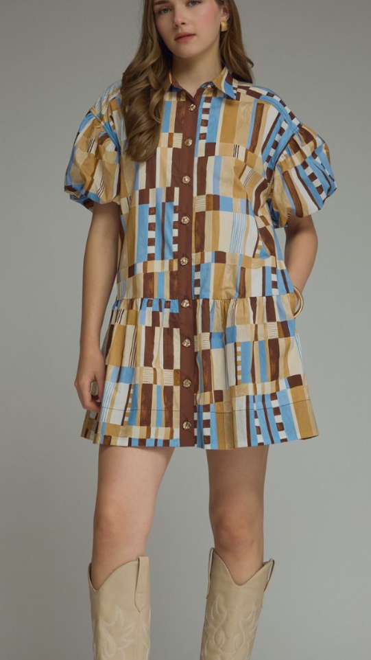 F26 Abstract Abbi Dress
