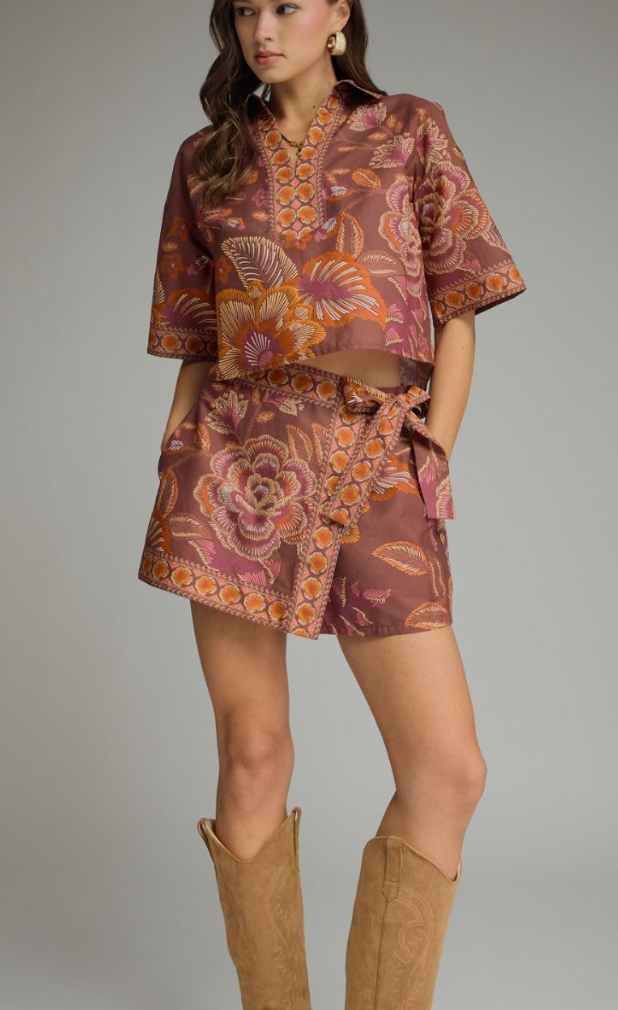 F26 Botanical Skort