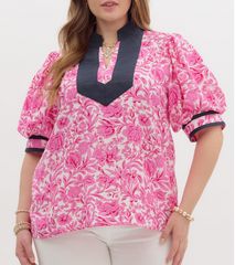 It's A Garden Party Curvy Top