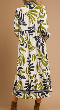 The Boho Leafy Dress