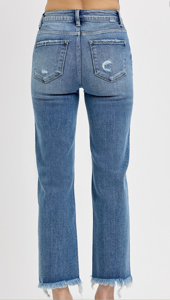 S26 Straight Frayed Jean