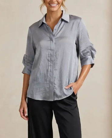 S26 The Pleated Sleeve Top