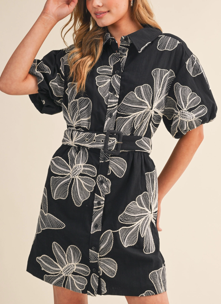S26 The Black Sand Floral Dress