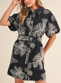 S26 The Black Sand Floral Dress