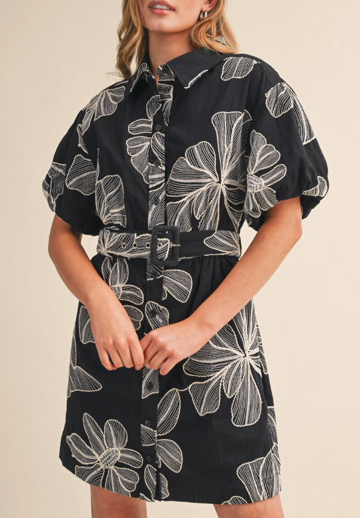 S26 The Black Sand Floral Dress