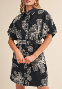 S26 The Black Sand Floral Dress