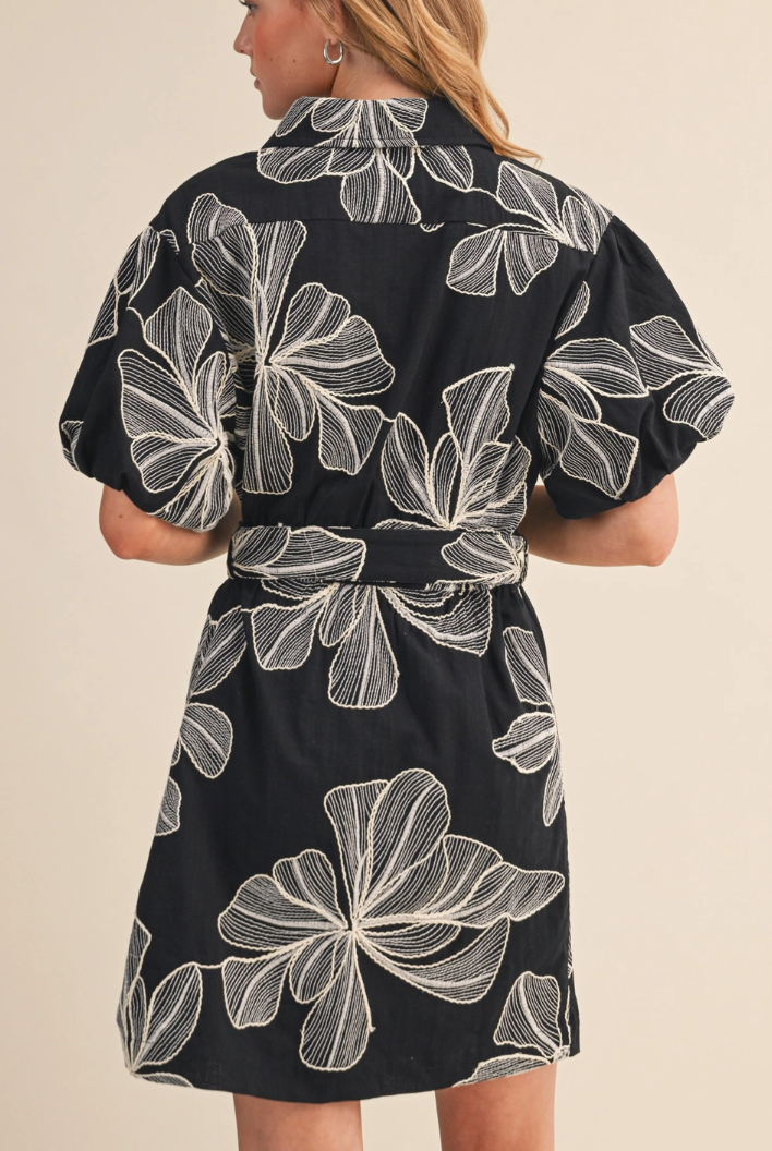 S26 The Black Sand Floral Dress