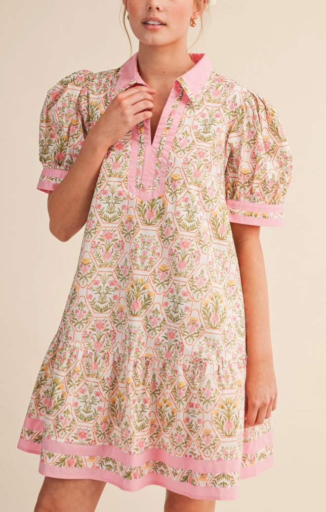 S26 The Pink Floral Dress