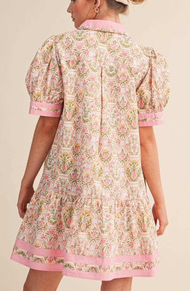 S26 The Pink Floral Dress