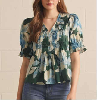 F26 Fall Floral Top