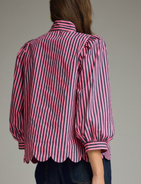 F26 Bows & Stripes Top