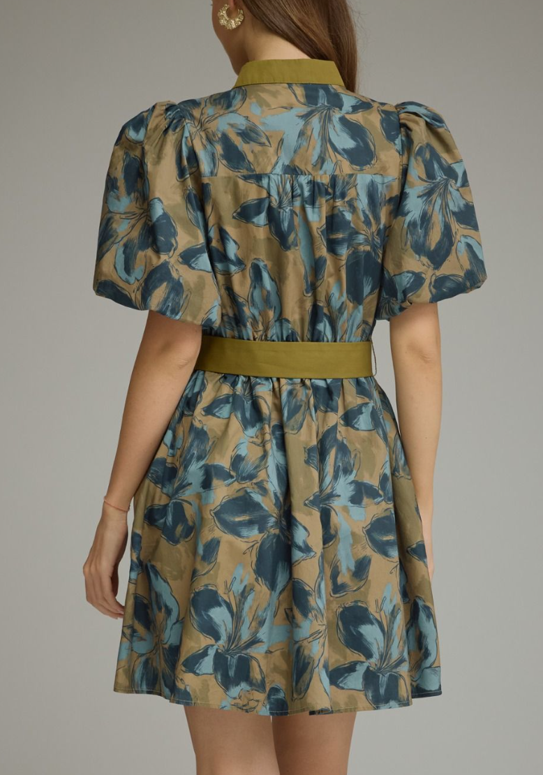 F26  Fancy Floral Dress