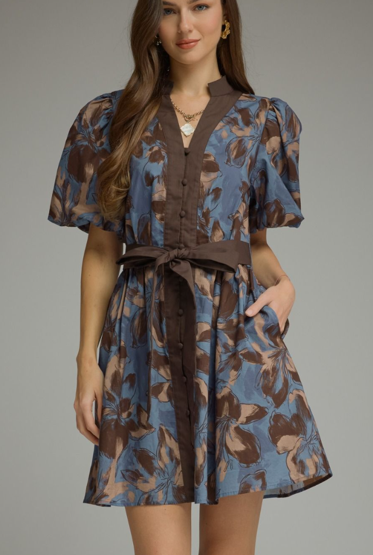 F26  Fancy Floral Dress