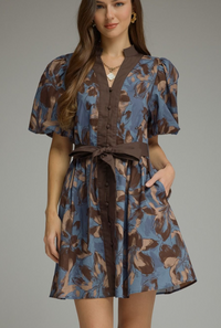 F26  Fancy Floral Dress