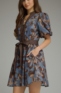 F26  Fancy Floral Dress