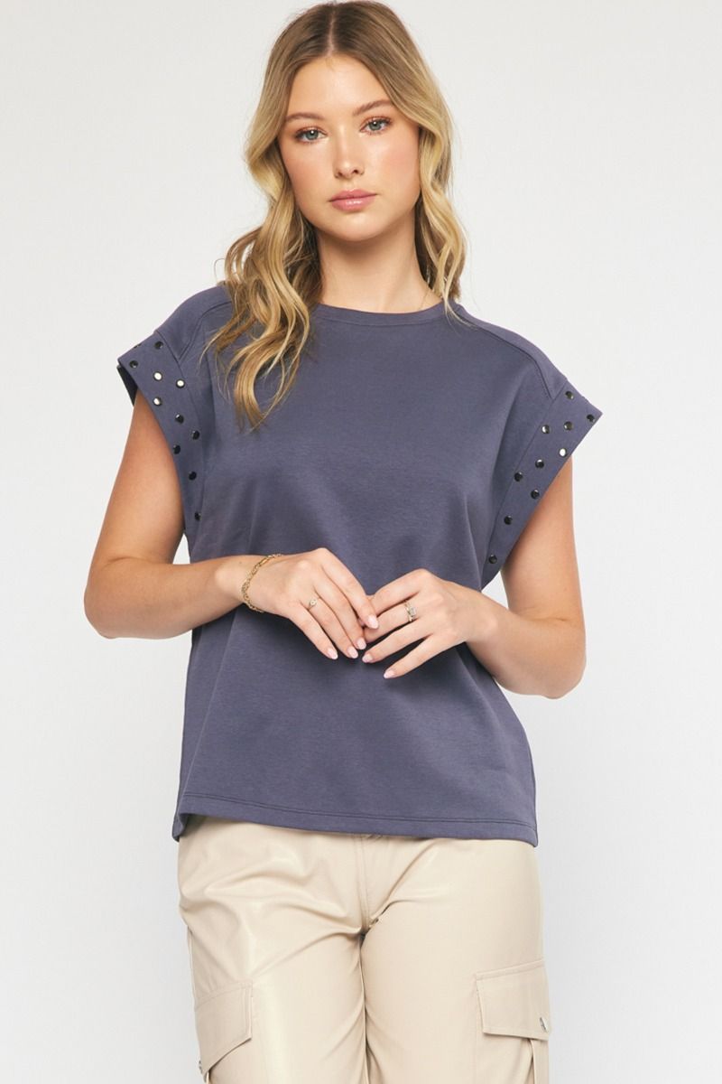 Studded Beauty Top in 2 colors