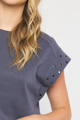 Studded Beauty Top in 2 colors