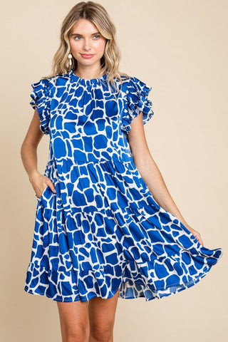Dreamiest Blues Dress in Curvy Sizes