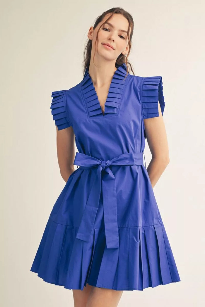 S26 Lovely Pleated Detail Dress