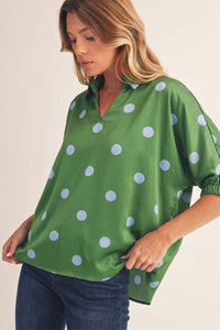 F26 Polly Dot Top