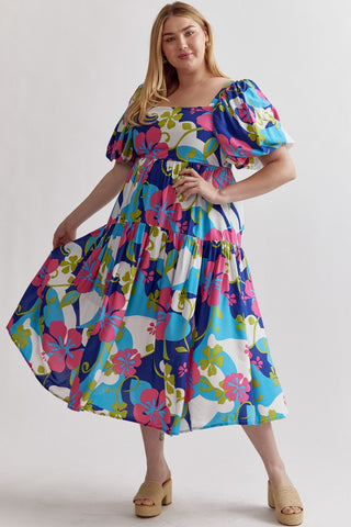 Benette Dress in So Fly Print Small-2X