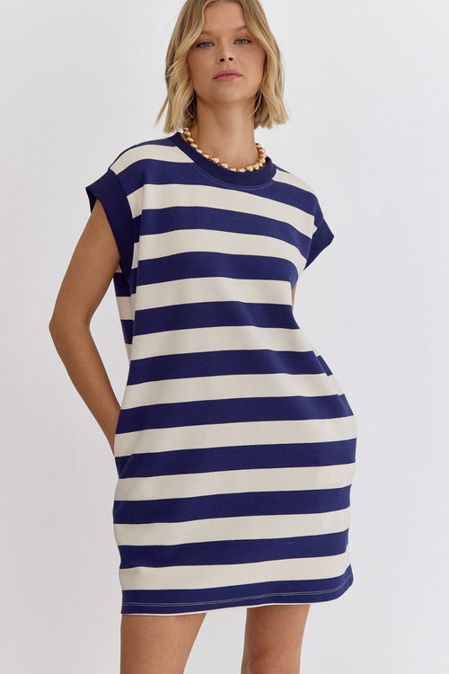 Set Sail Stripe Dress