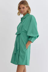 With Ease Button Down Dress
