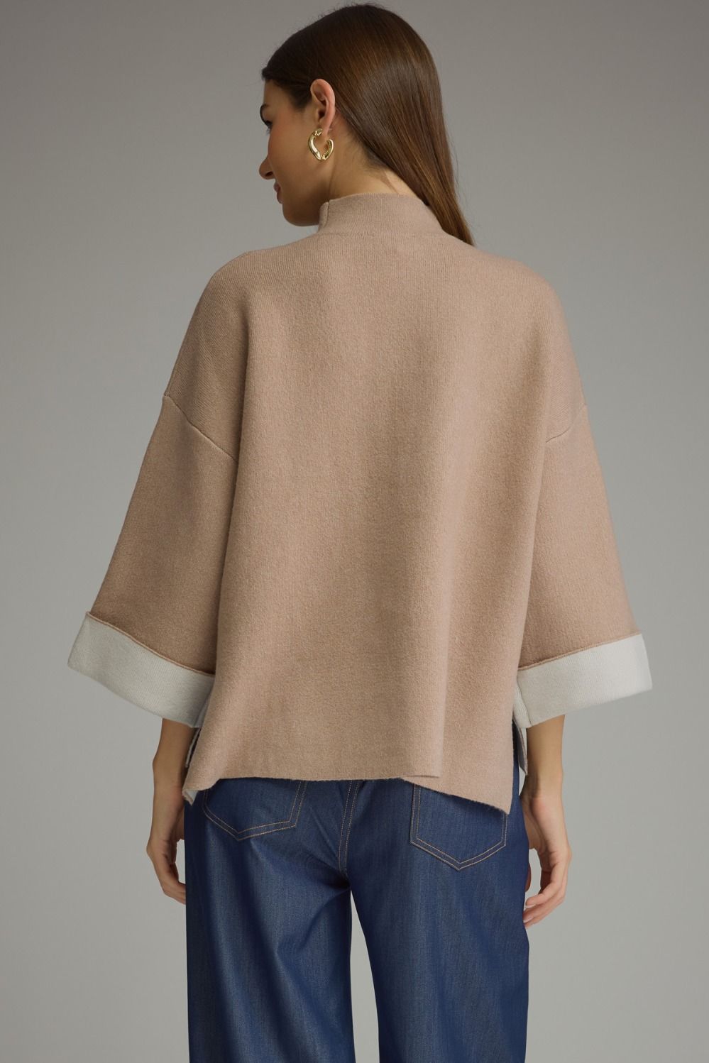 F26 Contrast Cuff Sweater