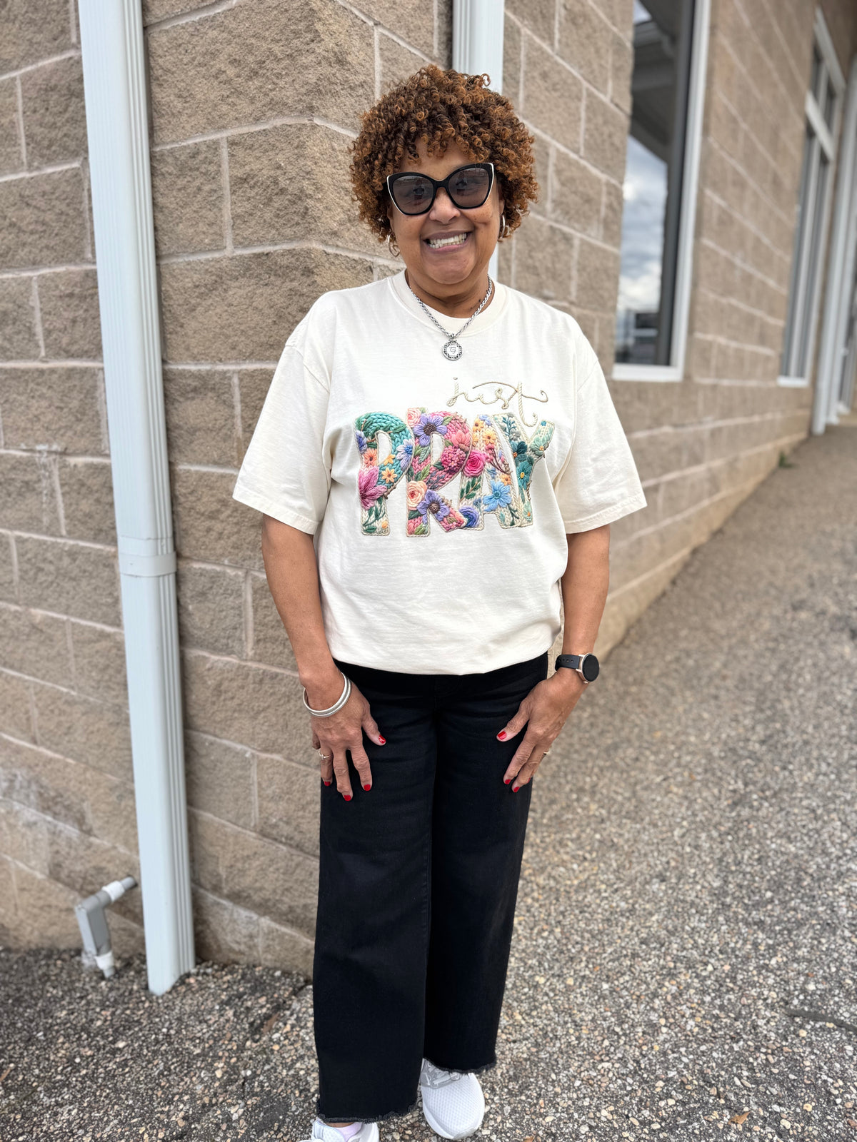 S26 Stitched in Honey Tee