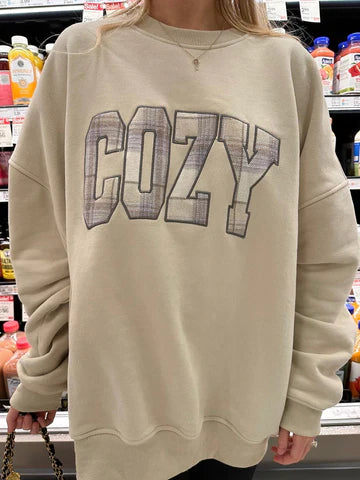 Cozy Embroidered Sweatshirt
