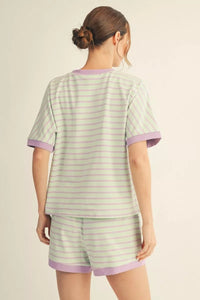 S26 Cutest Stripe Short Set